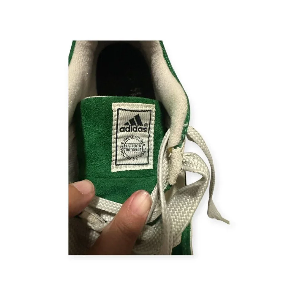 Vintage‎ 1996 Adidas Adimatic Sneakers – Japan Exclusive, Green Suede, Sz 6.5US